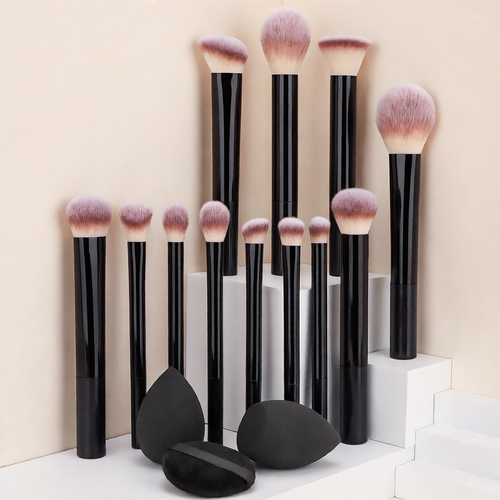 12 makeup brushes  beauty eggs