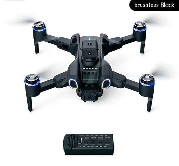 2026 New GB815 Black Brushless Drone, Single Battery, Foldable RC Quadcopter With LED Navigation Lights, Complete Package With Storage Bag (Accessories May Vary)