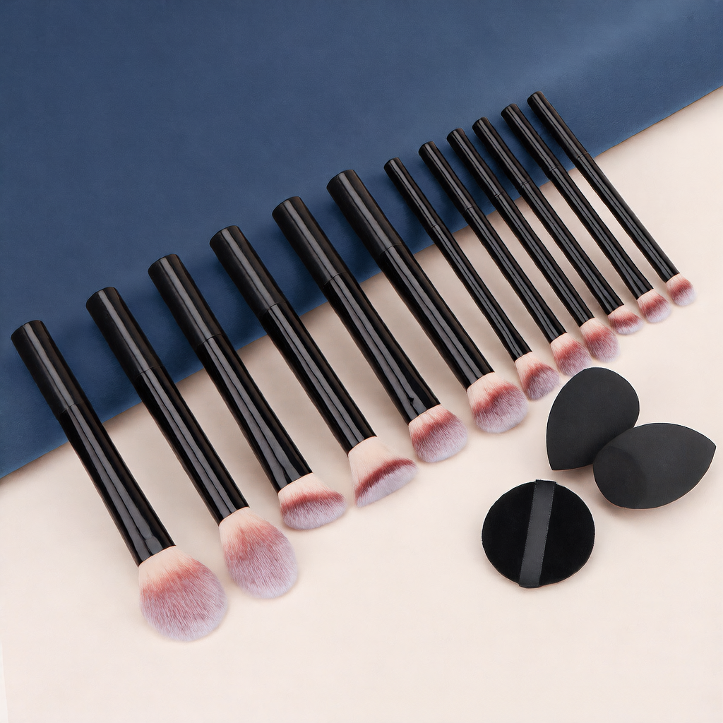 12 makeup brushes  beauty eggs
